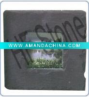 Wholesale home decoration slate picture/photo frame stone gifts