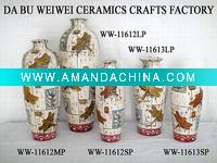 Wholesale ceramic & porcelain vase or fllower vase for home decoration.