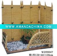 Wholesale Japanese-style bamboo craft Mini Garden for home decoration