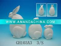 Wholesale Animal decoration,Ceramic Rabbit