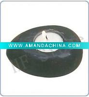 Wholesale slate promotional craft candle hoider decoration