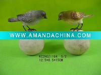 Wholesale the stone decoration bird craft