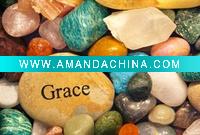 Wholesale colorful stones arcylic painting
