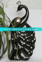 Wholesale Peacock ceramic art for home decor