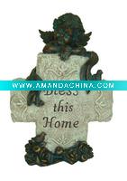 Wholesale Resin Cherub Stone for garden decoration
