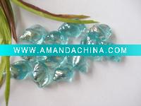Wholesale Whelk-shape Clear Glass Stone/Glass Marble