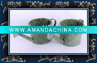 Wholesale Round Decorative Watering Cans with Stone Rim