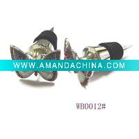 Wholesale Newest alloy decorative wine bottle stopper(WB0012)