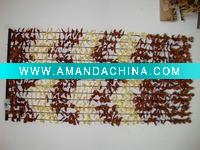 Wholesale beaded door curtains with flower decoration