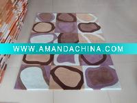 Wholesale Hand tufted wool carpet with stone as art style