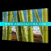 Wholesale Acrylic bamboo painting decorative
