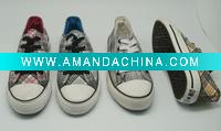 Wholesale Latest PVC Injection Low Cut Women & Men Canvas Shoe