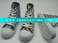 Wholesale 2011 Fashion Design Middle Cut Girls & Boys Canvas Sneakers