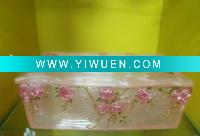 Wholesale polyresin elegant tissue box,bathroom accessory