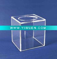 Wholesale Clear Acrylic Cube tissue box