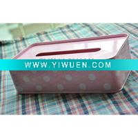 Wholesale metal napkin bin with colour coated and printing