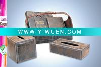 Wholesale High-quality Leather napkin Box
