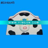 Wholesale pottery tissue holder