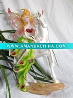 Wholesale Resin Crafts for Decoration or Gifts (lovely girl)