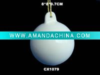 Wholesale bisque ceramic ball for decoration