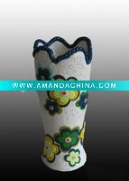 Wholesale handmade polymer clay vase for decoration
