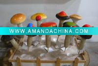 Mushroom stake garden decoration