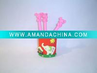 Wholesale Polymer clay pencil holder(XY005)