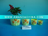 clay flower planter
