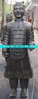 Wholesale Terra-cotta Figures of bronze color military officer
