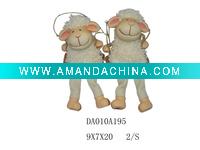 Wholesale Terracotta Sheep With Fabric