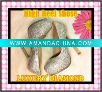Wholesale BEAUTIFUL HAND MADE SWAROVSK DIAMANTE CRYSTAL STILETTO WEDDING SHOES