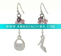 Wholesale 2011 newest ! shoes&bag crystal fashion earring YMZ31391
