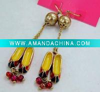 Wholesale 2011 Hotest Shoes with Pearl beads Earring