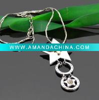 Wholesale Fashion jewelry horse shoe necklace-N00356