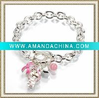 Wholesale Shoe,Ribbon,Heart Charm Bracelets