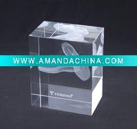 Wholesale Shoes 3d crystal laser craft