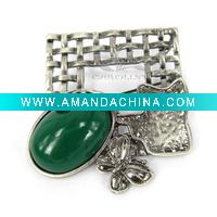 Wholesale 2011 Fashion New Design crystal shoe brooches