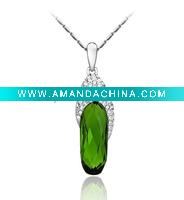 Sunvary Fashion Shoe Crystal Necklace