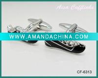 Wholesale High Quality Novelty Men's Football Shoe Cufflinks