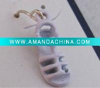 Wholesale 2011 fashion white alloy shoes earring