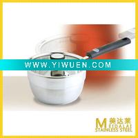 Wholesale 2pcs long handle Stainless Steel saucepan Meidalai Cookware