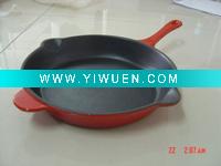 Wholesale Cast Iron Enamel Skillet 3