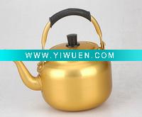 Wholesale golden aluminum tea kettle