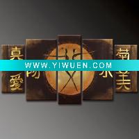 Wholesale hand painted modern group canvas painting