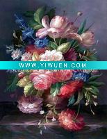 Wholesale flower oil painting H-GD-01