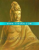 Golden Buddha Artwork Oil Painting PXF009