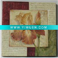 Wholesale frame art flower on canvas