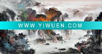Wholesale Chinese painting landscape Art work painting handpainted on paper Famous painting Hangzhou