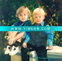 Handmde fabric painting designs with high quality