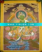Wholesale Green Tara Thangka Painting